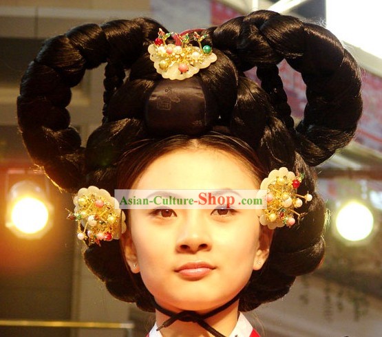 Traditional Korean Palace Princess Wig Set