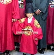Ancient Korean Emperor Costumes for Children