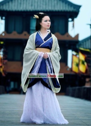 Chinese Ancient Beauty Costume Complete Set