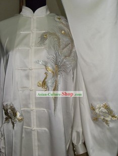 Chinese Embroidery Phoenix Kung Fu Clothes Complete Set
