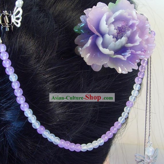 Ancient Chinese Style Flower Headpiece