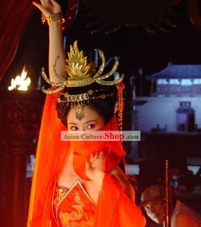Handmade Dunhuang Dance Headpiece Set