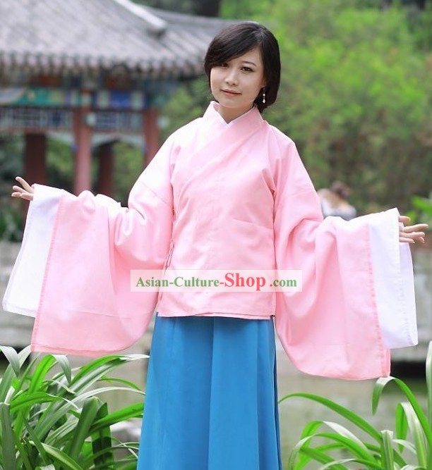 Ancient Chinese Hanfu Clothing Complete Set