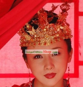 Ancient Chinese Royal Wedding Bride Phoenix Crown