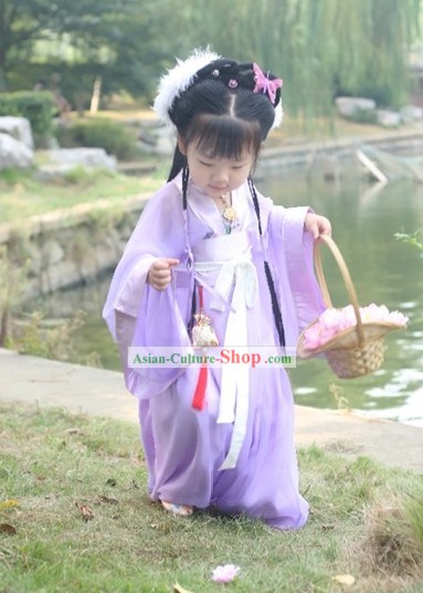 Chinese Hanfu Birthday Clothing for Girls