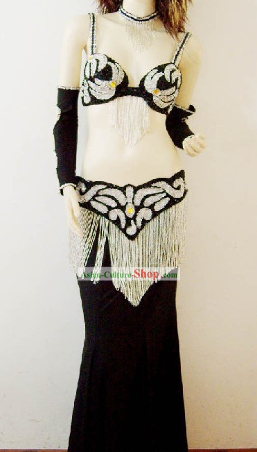 Top Competition Belly Dance Costumes Complete Set for Women