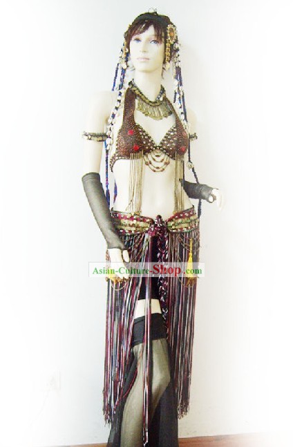 Top Custom Made Belly Dance Costume Complete Set for Women