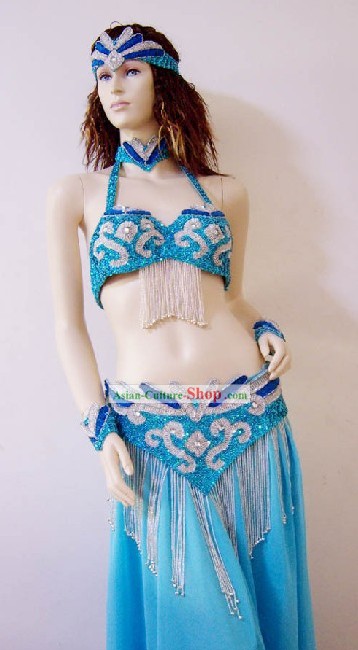 Top Competition Belly Dance Costume Complete Set for Women