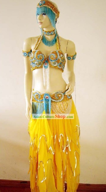 International Competition Belly Dance Costumes Complete Set for Women