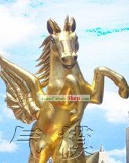Traditional Large Inflatable Golden Horse