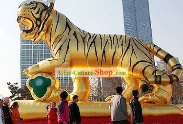 Large Inflatable Golden Tiger