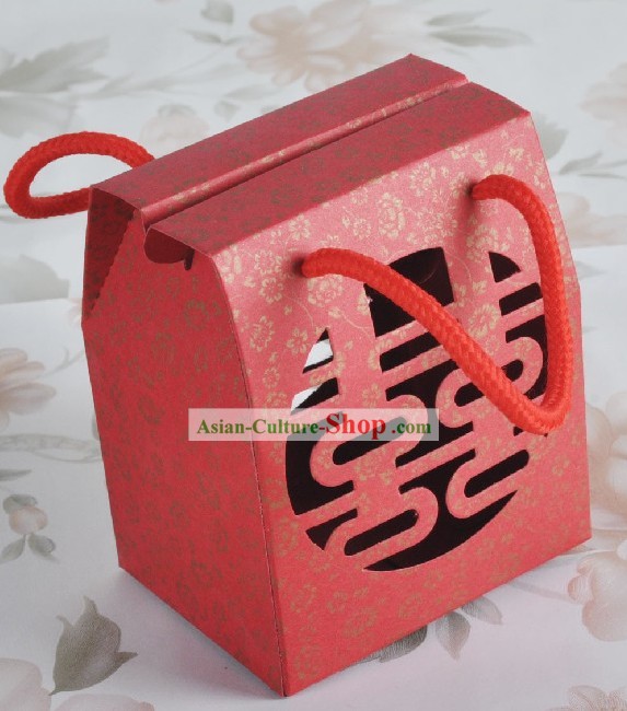 Traditional Chinese Wedding Sugar Box 100 Pieces Set