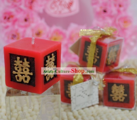 Traditional Chinese Wedding Candle 10 Pieces Set