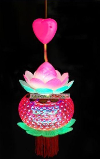 Chinese Happy Festival Celebration Lotus Lantern