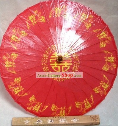 Chinese Red Wedding Umbrella