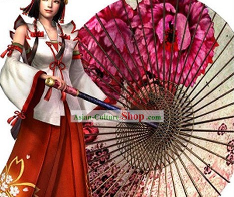 Large Cosplay Flower Umbrella