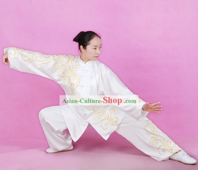 Chinese Silk Tai Ji Costumes Complete Set