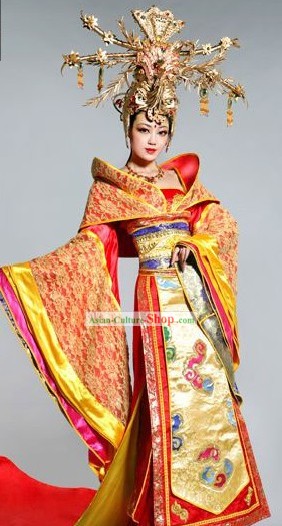 Ancient Chinese Princess Wedding Dress Complete Set
