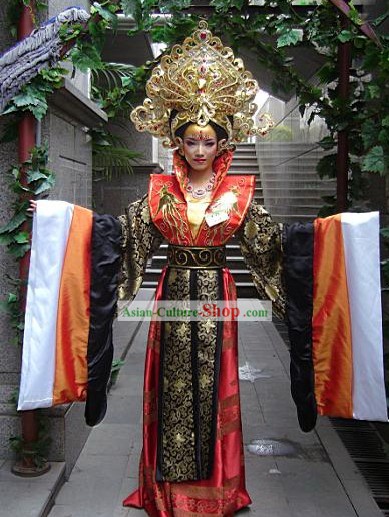 Chinese Empress Costumes and Crown Complete Set