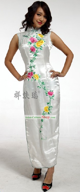 Rui Fu Xiang Silk Wedding Qipao for Women