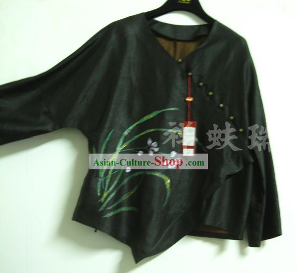 Traditional China Beijing Rui Fu Xiang Xiang Yun Sha Jacket for Women