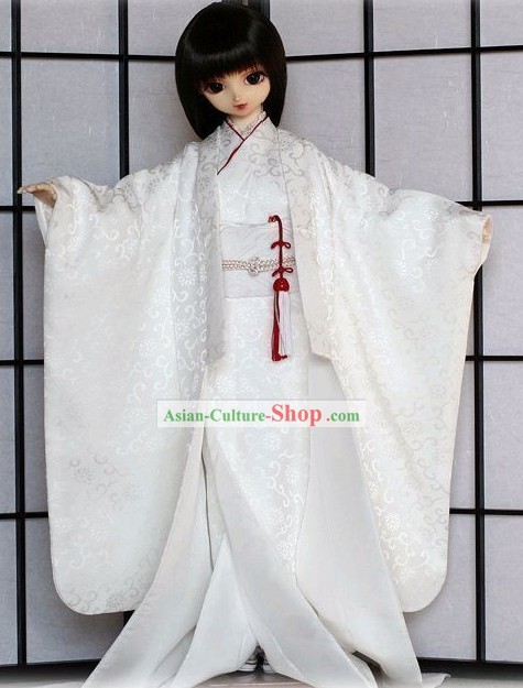 Traditional Japanese Kimono Dress Complete Set
