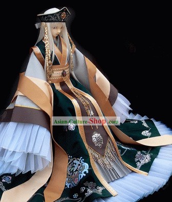 Traditional Japanese Emperor Kimono Set for Men