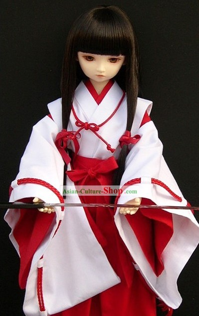 Traditional Japanese Kendoist Kimono Costumes Complete Set
