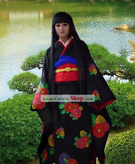 Традиционные японские кимоно Ангел Костюмы для девочек