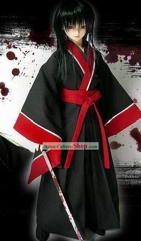 日本の伝統的なKendoistの衣装は、男性のため一式