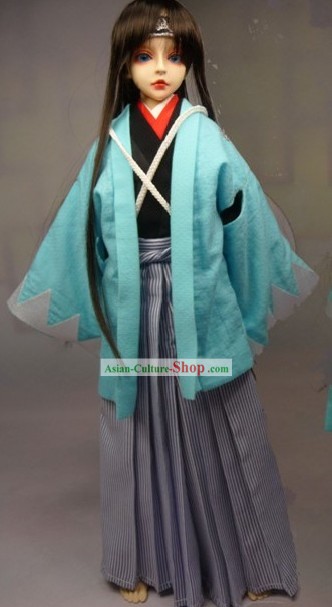Traditional Japanese Samurai Costumes Complete Set for Men