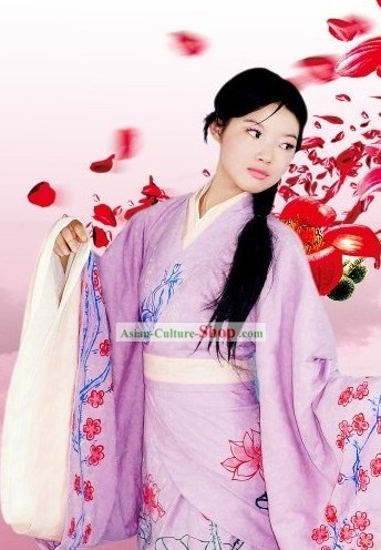 Chinese Handmade National Clothing Complete Set for Women