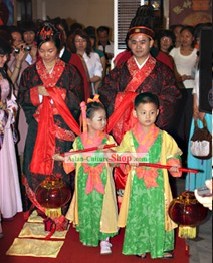Traditional Chinese Wedding Attendant Dress for Children