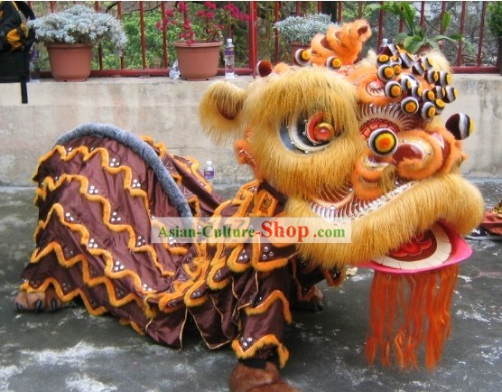 Chinese Classical Lion Dancing Costumes Complete Set