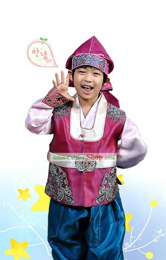 Traditional Korean Boy Hanbok Hat