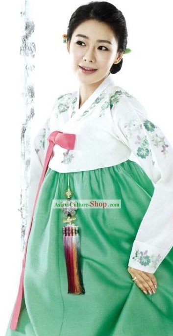 Korean Traditional Women Hanbok Formal Clothing