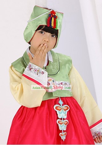Traditional Korean Children Girl Hanbok