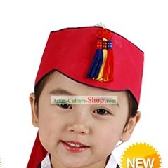 Traditional Korean Hanbok Hat for Kids