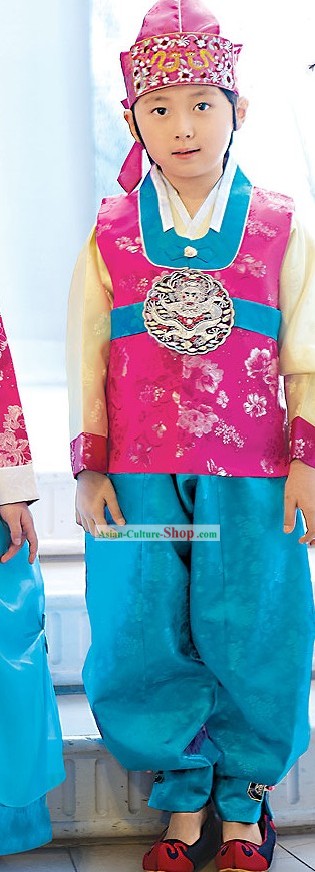 Traditional Korean Children Ceremony Birthday Hanbok Clothing