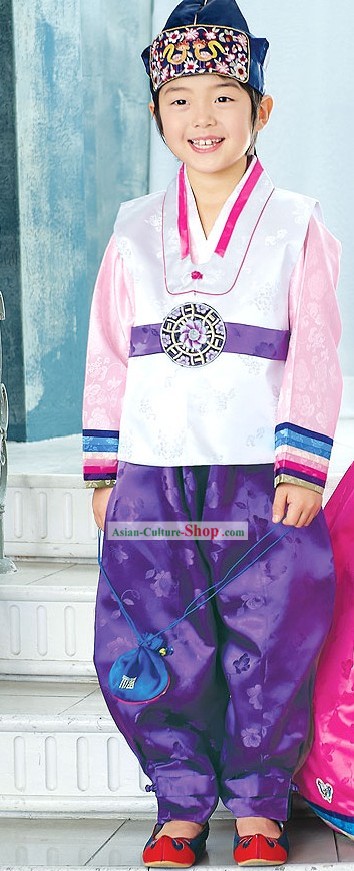 Traditional Korean Children Boy Clothing
