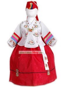 Traditional Korean Children Girl Butterfly Formal Hanbok