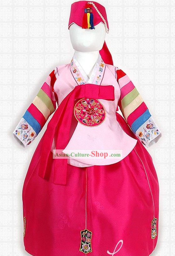 Traditional Korean Ceremonial Clothing for Kids