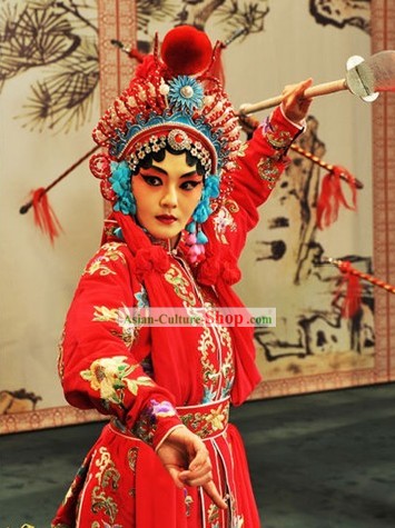 Chinese Peking Opera Dan Character Costumes Full Set