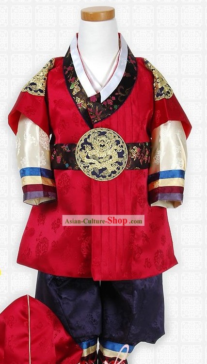 Ancient Korean Court Imperial Costumes for Children