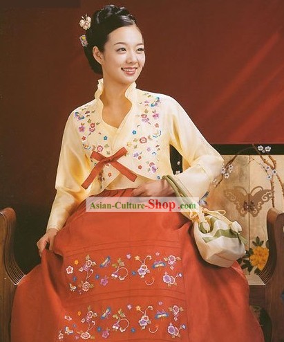 Traditional Korean Modern Hanbok Clothing for Women