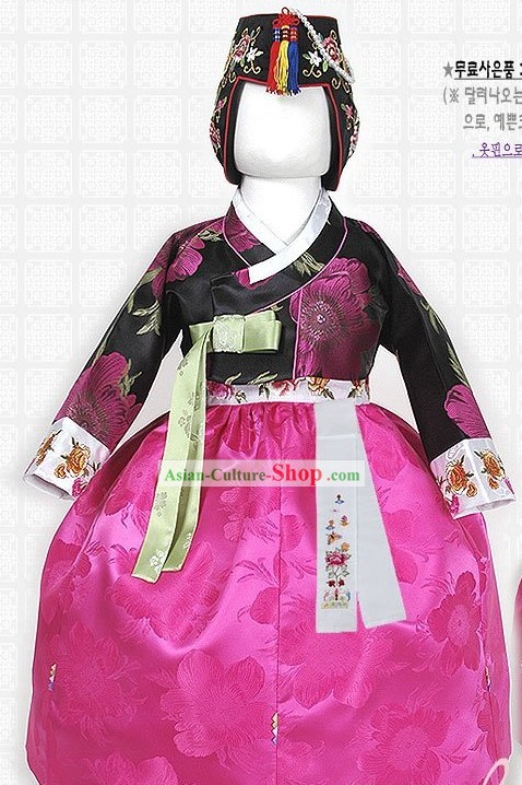 Traditional Korean Hanbok Clothing for Children