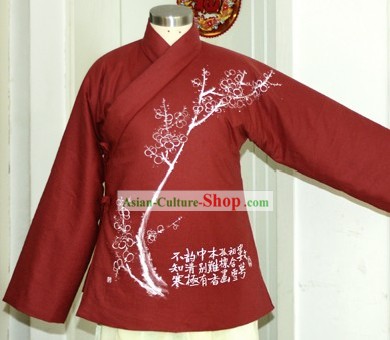 Chinese Hand Painted Cotton Jacket for Women
