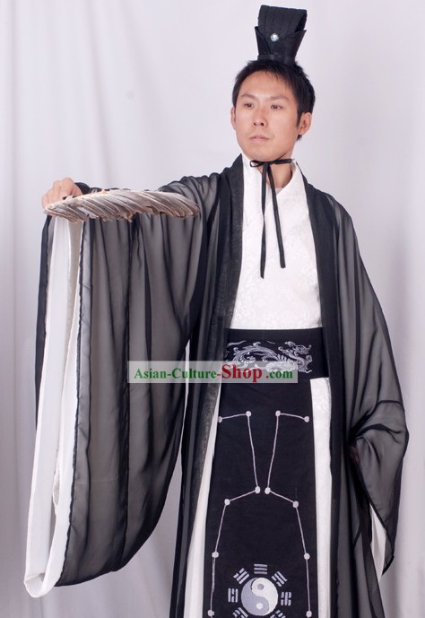 Zhuge Liang Ba Gua Costume Complete Set for Men