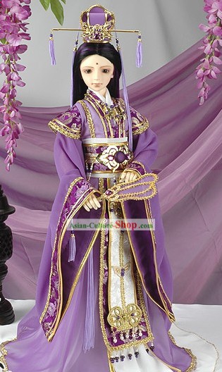 Ancient Chinese SD Prince Costumes and Hat Complete Set for Real People