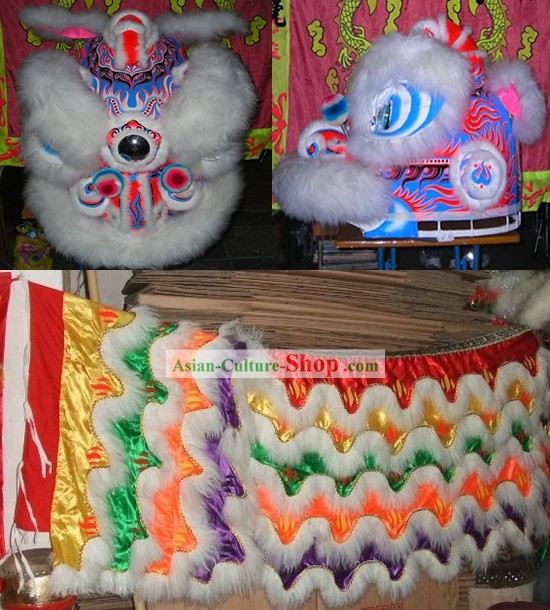 Chinese Luminous Lion Dancing Costume Complete Set